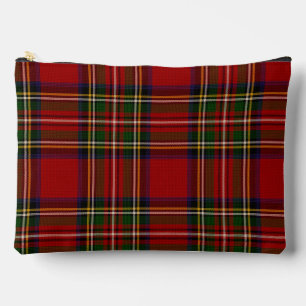 Royal Stewart Clan Tartan Plaid Accessory Pouch
