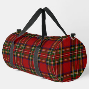 Royal Stewart Clan Tartan Plaid Duffle Bag