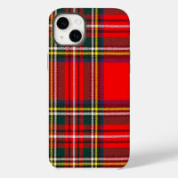 Royal Stewart Clan Tartan Plaid 