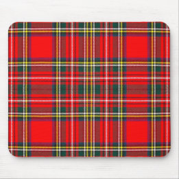 Royal Stewart Clan Tartan Plaid Mouse Pad