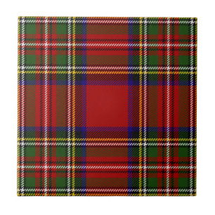 Royal Stewart Clan Tartan Plaid Pattern Tile