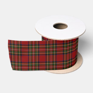Royal Stewart Clan Tartan Plaid Satin Ribbon