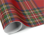 Royal Stewart Clan Tartan Plaid  Wrapping Paper<br><div class="desc">Traditional plaid Royal Stewart tartan pattern done in the classic red,  green,  blue,  yellow,  and white stripes and checks. Great for any occasion and especially nice for the holiday gifts.</div>