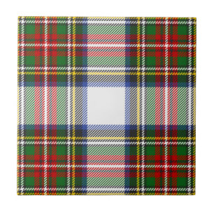 Royal Stewart Dress Clan Tartan Plaid Pattern Tile