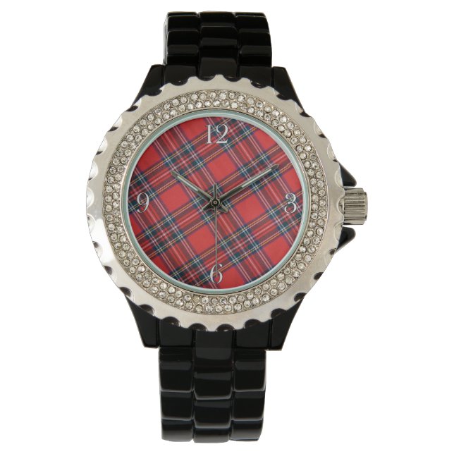 Royal Stewart Modern Scottish Highland Clan Tartan Watch (Front)
