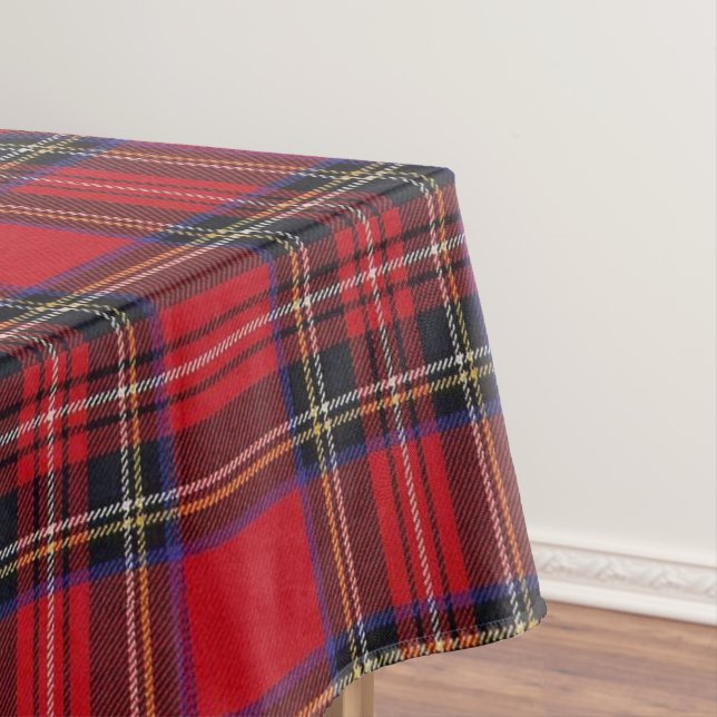 Royal Stewart Original Scottish Tartan  Tablecloth (In Situ)