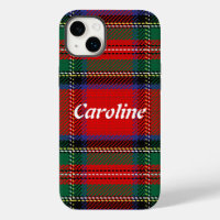 Royal Stewart red and green Scots tartan pattern