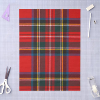 Royal Stewart Red Plaid Tissue Paper