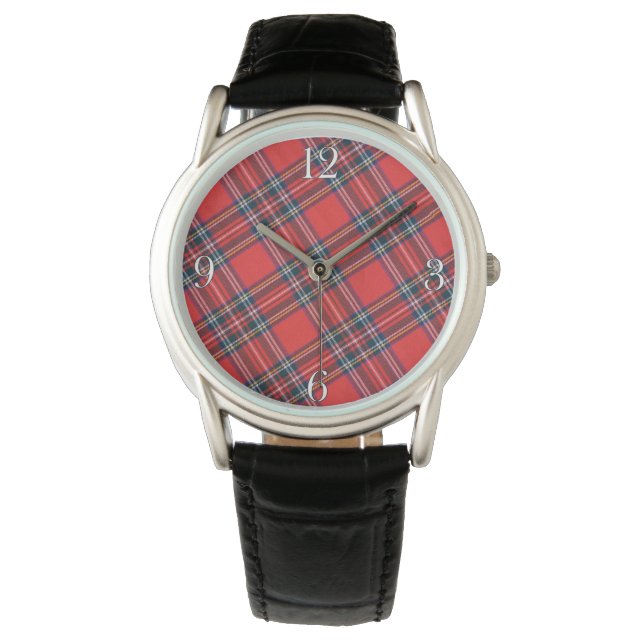 Royal Stewart Scottish Highlands Tartan Watch (Front)
