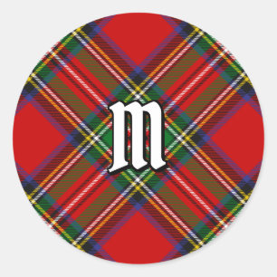 Royal Stewart Tartan Classic Round Sticker
