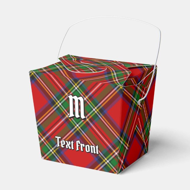 Royal Stewart Tartan Favour Box (Front Side)