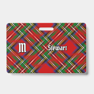 Royal Stewart Tartan ID Badge