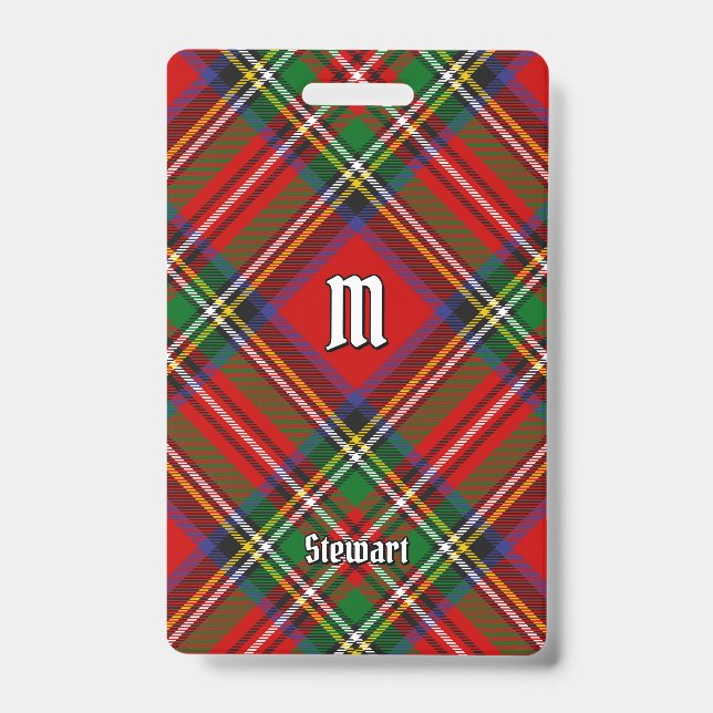 Royal Stewart Tartan ID Badge (Front)