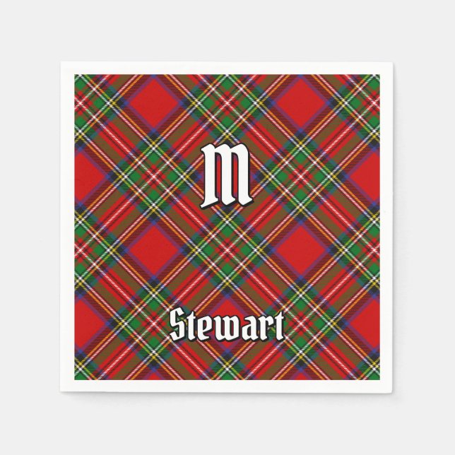 Royal Stewart Tartan Napkin (Front)
