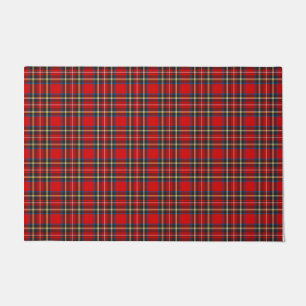 Royal Stewart Tartan Plaid Scottish Pattern Doormat