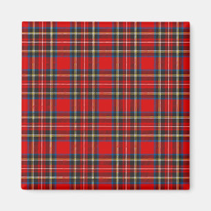 Royal Stewart Tartan Plaid Scottish Pattern Magnet