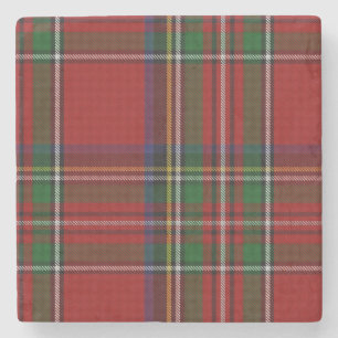 Royal Stewart Tartan Plaid Stone Coaster
