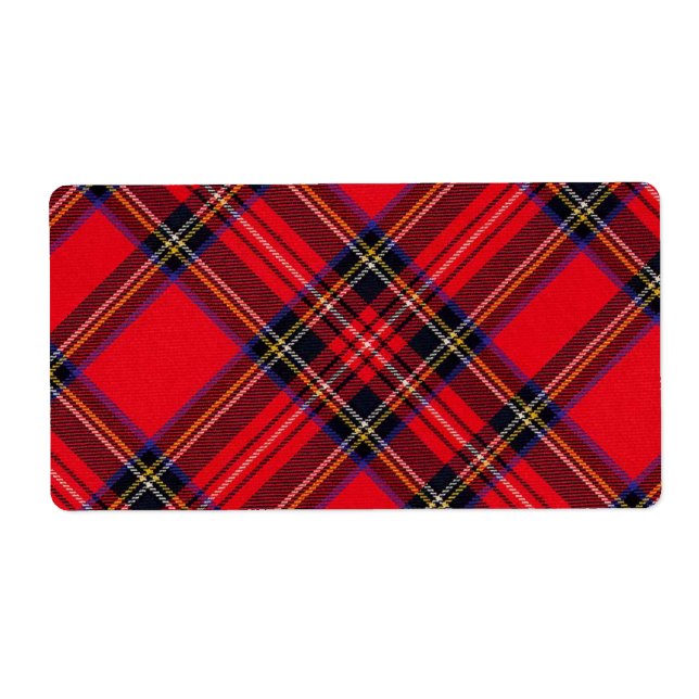 Royal Stewart tartan red black plaid (Front)