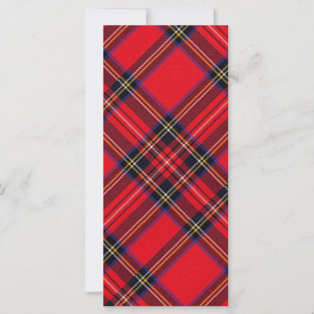 Royal Stewart tartan red black plaid (Front)