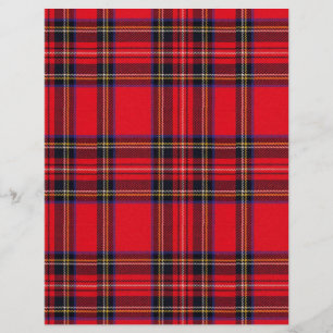 Royal Stewart tartan red black plaid