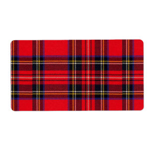 Royal Stewart tartan red black plaid