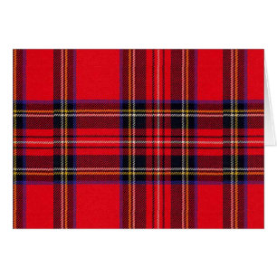 Royal Stewart tartan red black plaid
