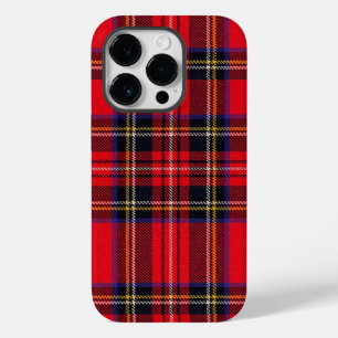Royal Stewart tartan red black plaid Case-Mate iPhone 14 Pro Case