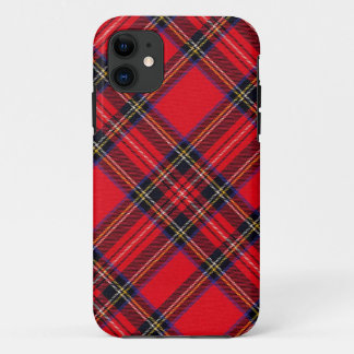 Royal Stewart tartan red black plaid iPhone 11 Case