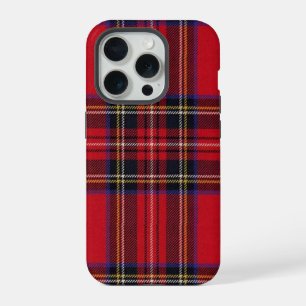 Royal Stewart tartan red black plaid iPhone 15 Pro Case