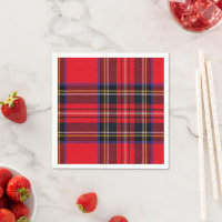 Royal Stewart tartan red black plaid