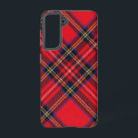 Royal Stewart tartan red black plaid Samsung Galaxy Case<br><div class="desc">Royal Stewart clan tartan red black plaid</div>
