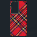 Royal Stewart tartan red black plaid Samsung Galaxy Case<br><div class="desc">Royal Stewart clan tartan red black plaid</div>
