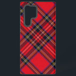 Royal Stewart tartan red black plaid Samsung Galaxy Case<br><div class="desc">Royal Stewart clan tartan red black plaid</div>