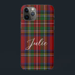 Royal Stewart Tartan Red Green Plaid Pattern Case-Mate iPhone Case<br><div class="desc">Traditional Red and green Royal Stewart Tartan Pattern</div>