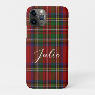 Royal Stewart Tartan Red Green Plaid Pattern Case-Mate iPhone Case