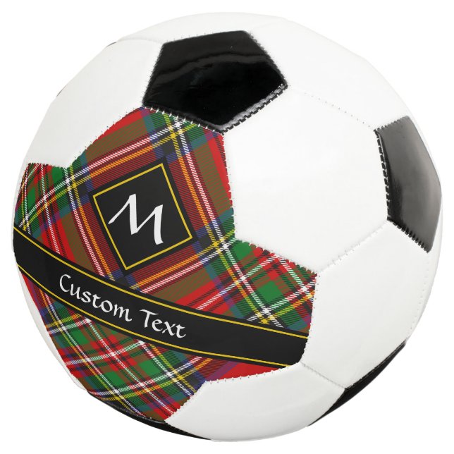 Royal Stewart Tartan Soccer Ball (Three Quarter)