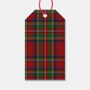 Royal Stewart Tartan Traditional Plaid Pattern Gift Tags