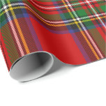 Royal Stewart Tartan Wrapping Paper<br><div class="desc">Royal Stewart traditional tartan with modern colours. Featuring red and green colours is ideal for Christmas decoration. Seamless pattern.</div>