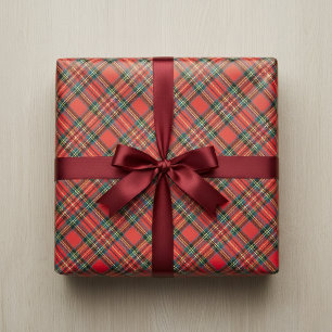 Royal Stewart Tartan Wrapping Paper