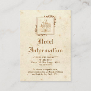 Royal Storybook - Accommodations Card
