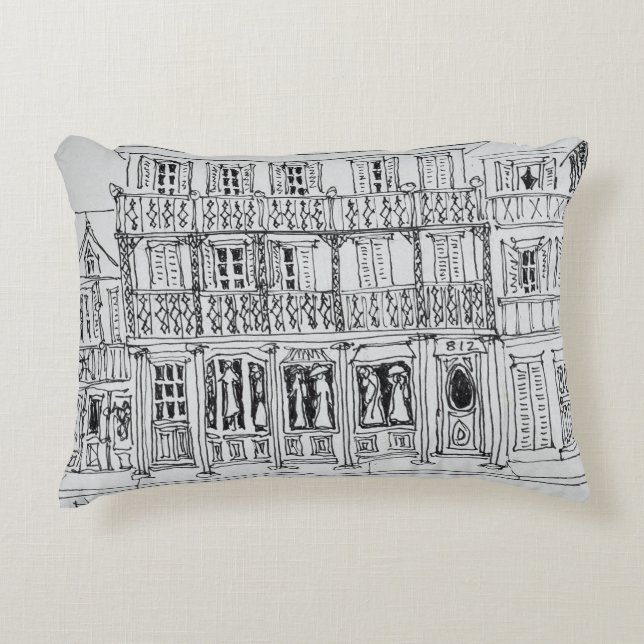 Royal Street, French Quarter | New Orleans Decorative Cushion (Front)