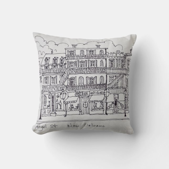 Royal Street | New Orleans, Louisiana Cushion (Front)