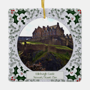 Royal Stuart Castle Xmas Ceramic Ornament
