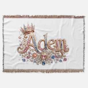 Royal Style Adam Design Throw Blanket