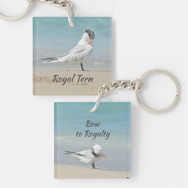 Royal Tern Bow to Royalty Fun Beach Key Ring (Creator Uploaded)