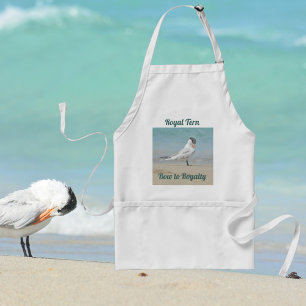 Royal Tern Seabird Bow to Royalty Beach Standard Apron