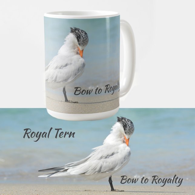 Royal Tern Seabird Bow to Royalty Coffee Mug (Creator Uploaded)