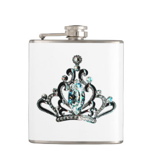 “Royal Tiara” Hip Flask