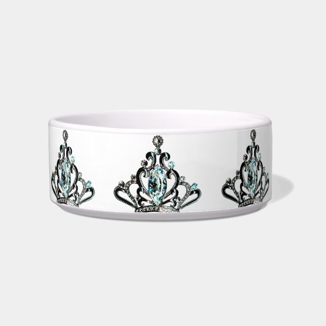 Royal Tiara Pet Bowl (Left)