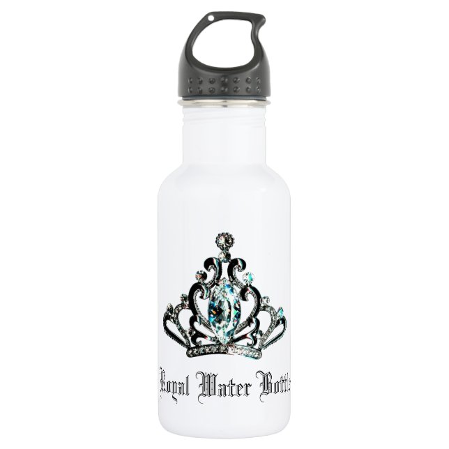 "Royal" Tiara Water Bottle (Front)